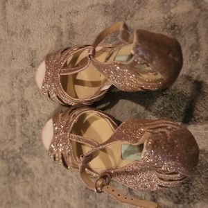 Betsey Johnson Champaign Glitter